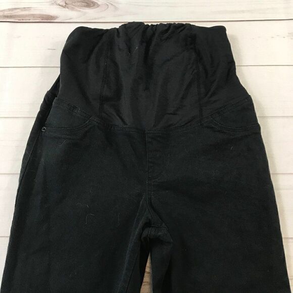 Isabel Maternity Over Belly Panel Black Jeans Size 10 - Picture 5 of 15